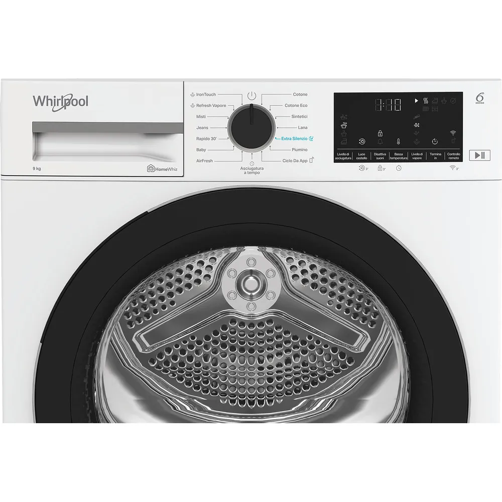 WHIRLPOOL CWDR49MWBSIT - Asciugatrice pompa di calore 9 kg C