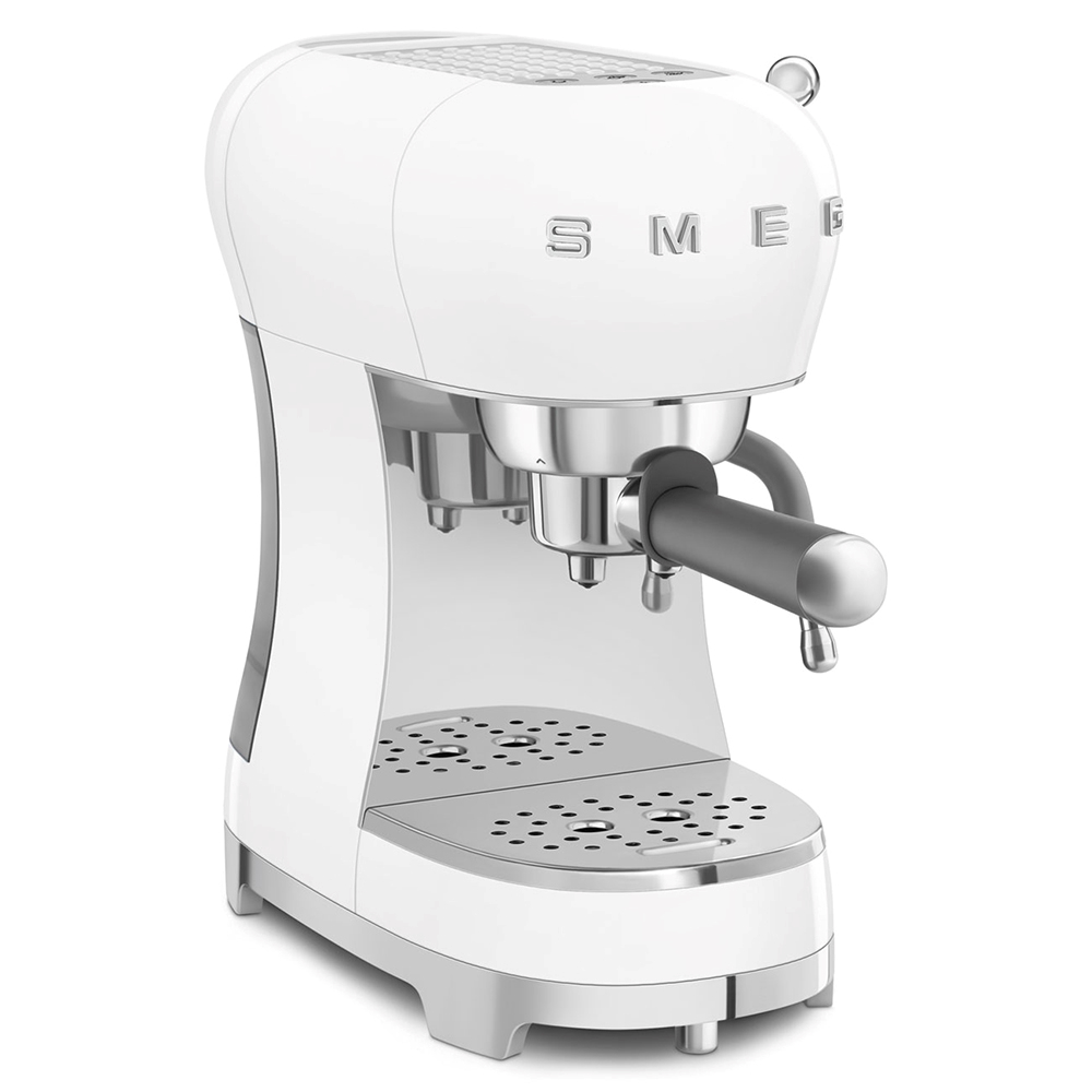 SMEG ECF02WHEU - Macchina da Caffè Espresso 50's Stil - Bianco