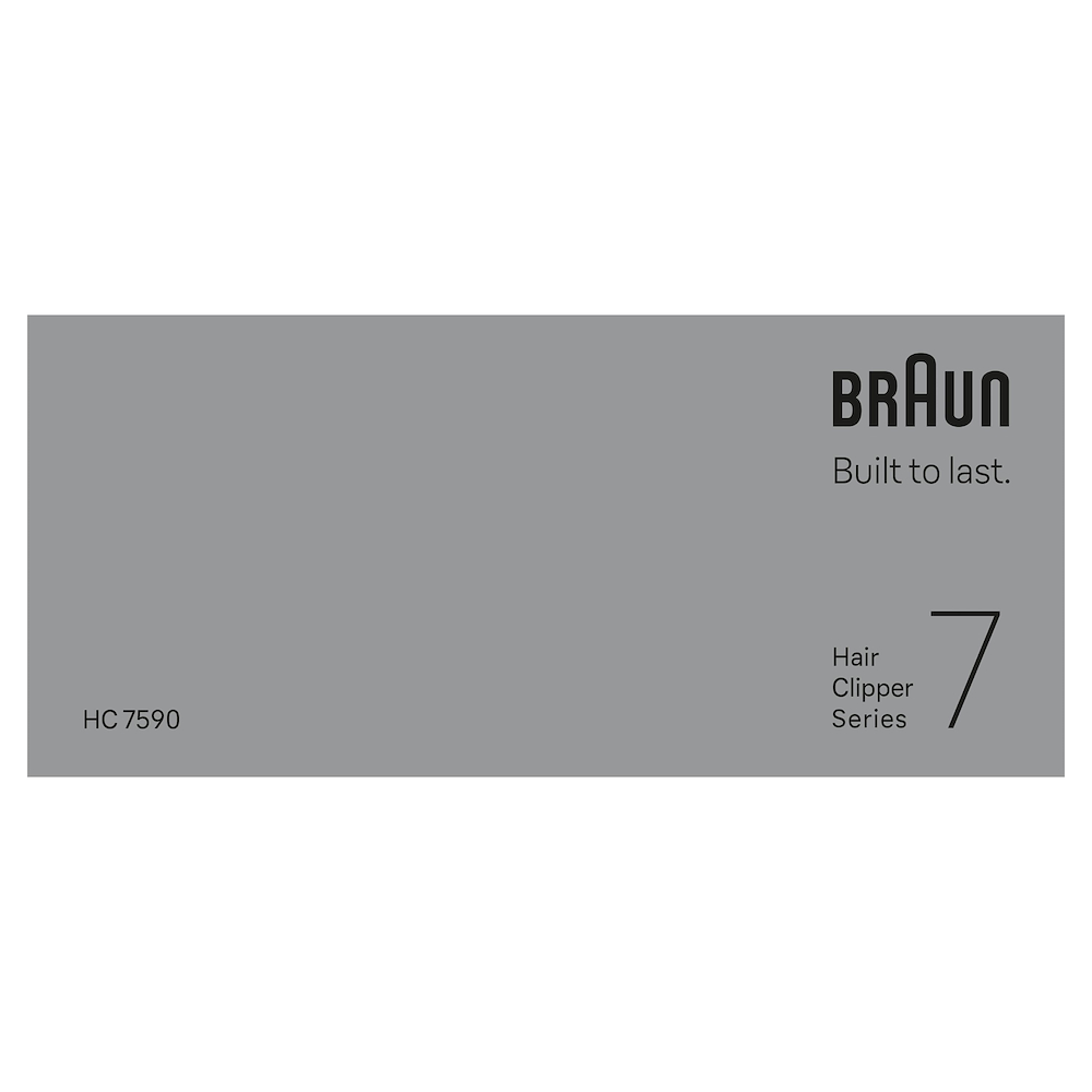 BRAUN HC7590 - Braun Haarschneider Serie 7 mit Styling-Set