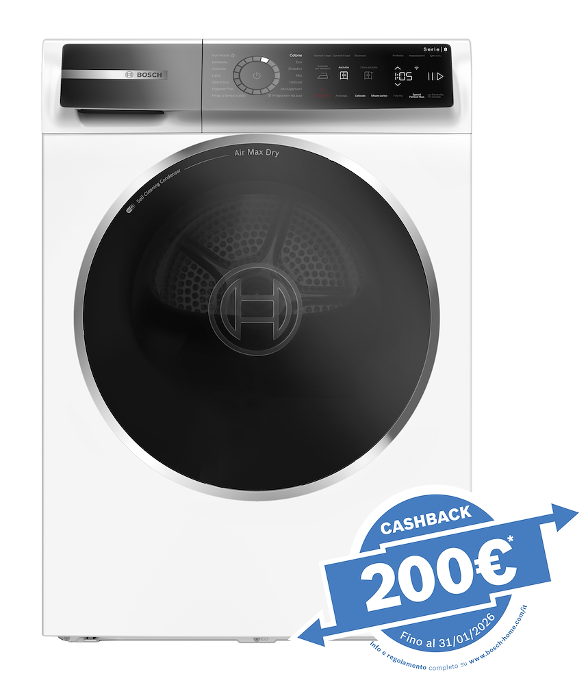 BOSCH WRB247C0IT - Wärmepumpentrockner 9kg in Weiß