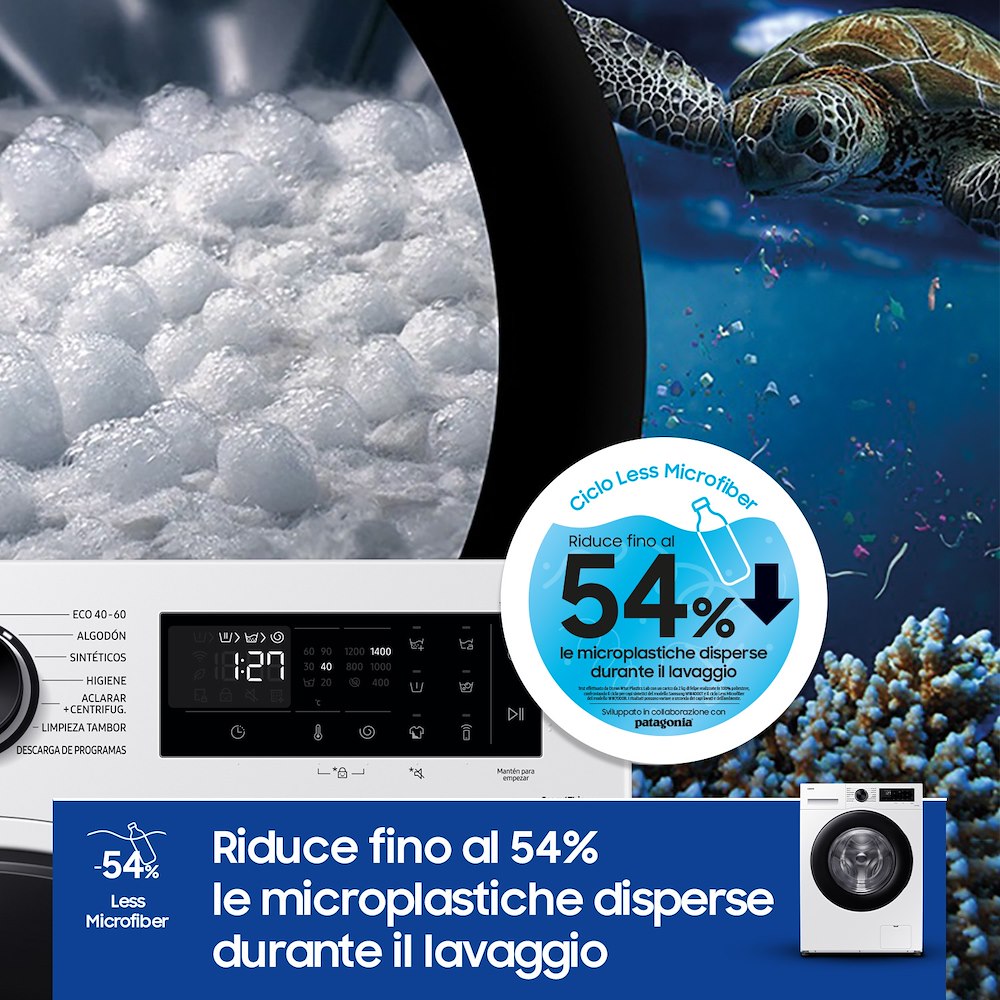 SAMSUNG WW90CGC04DAEET - Lavatrice 9 Kg WiFi Vapore