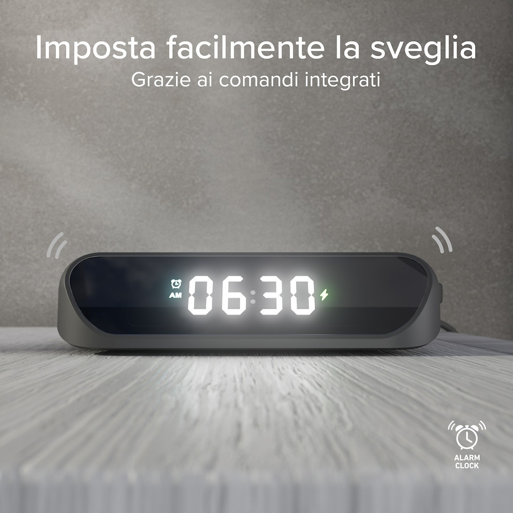 SBS TEWIRCLOCK - 2 in 1 Wireless Wecker