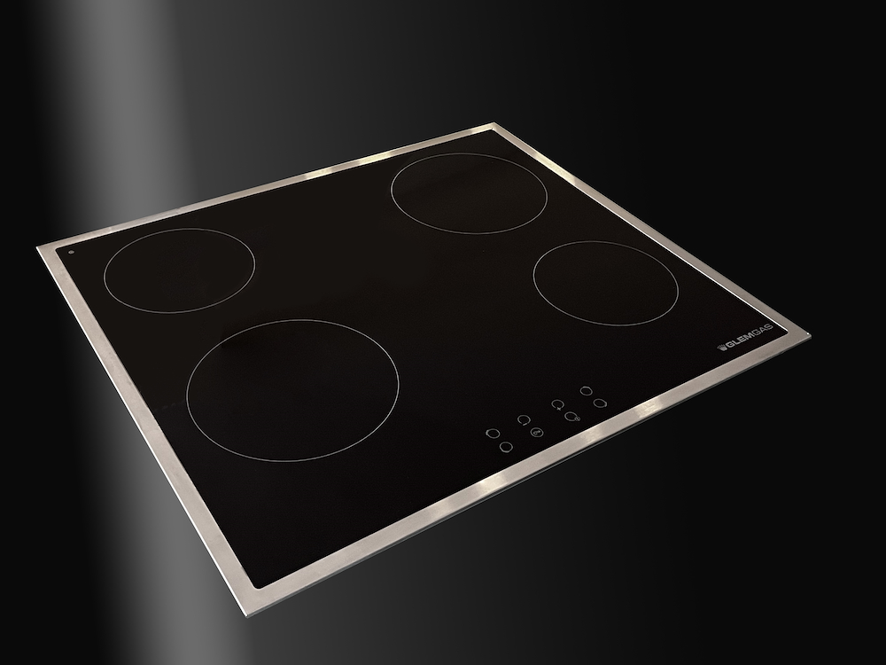 GLEM GAS GTH64TCIX2 - Piano Cottura Elettrico 60cm Nero