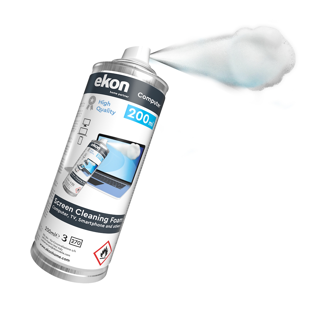 EKON ECSPRAYFOAM200ML - Schauputzmittel für 200ML Bildschirme