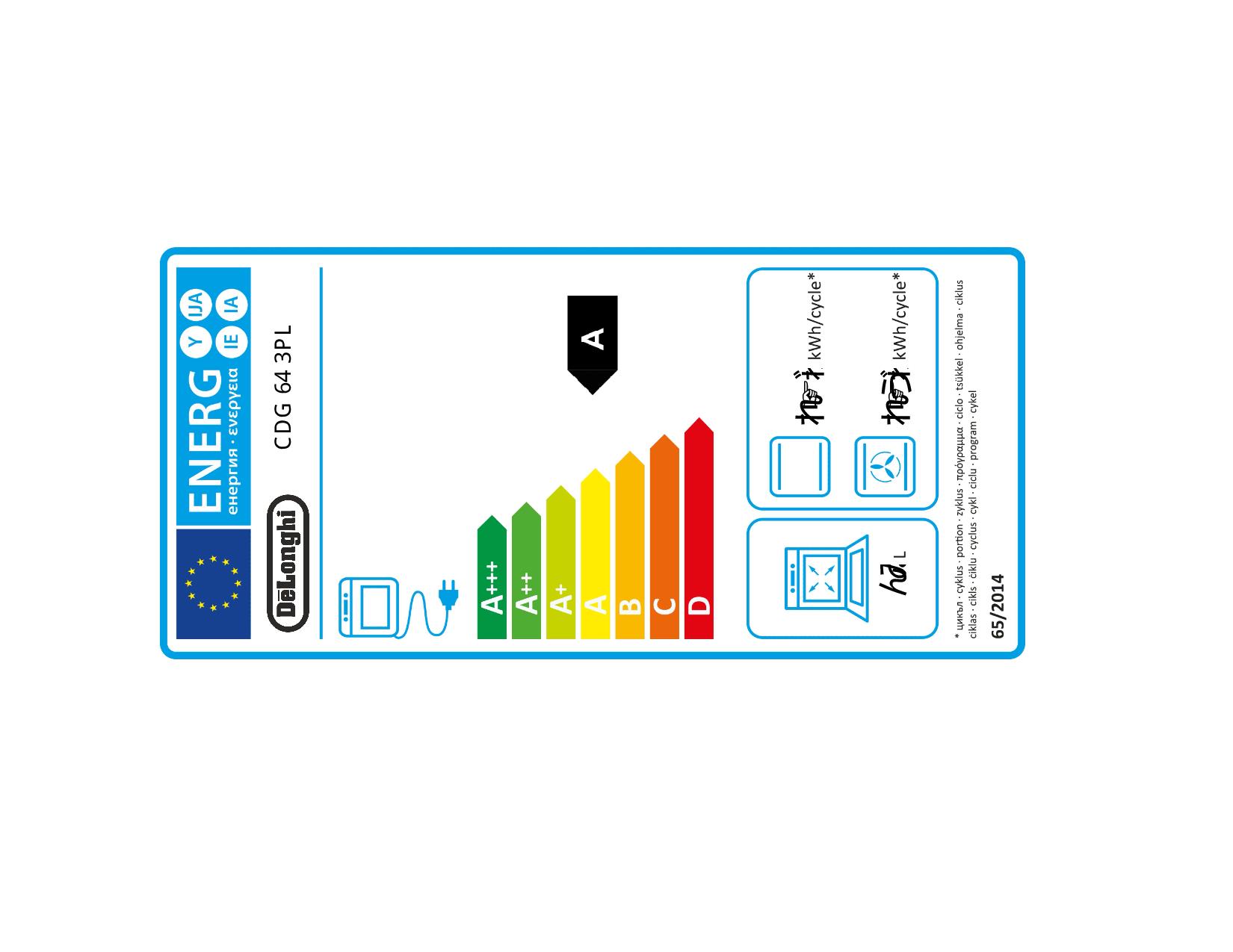 DE LONGHI CDG643PL - Cucina 60 cm De Longhi