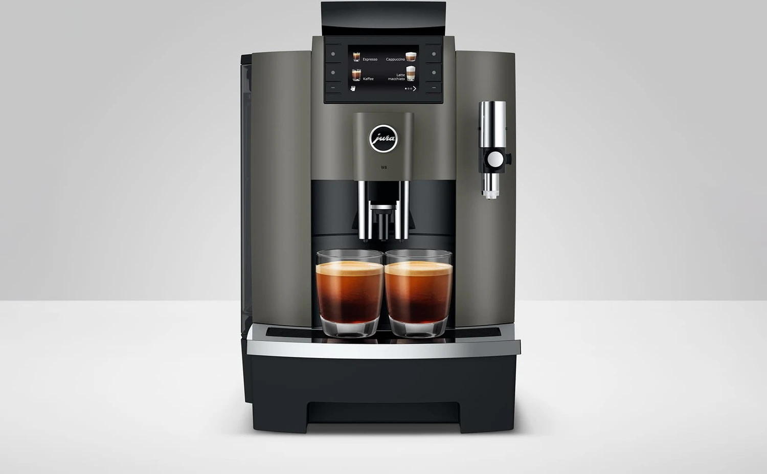 JURA 15550 - W8 Dark Inox macchina da caffè automatica