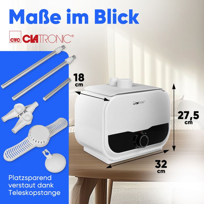 Clatronic HBB3734 - Stiratore per camicie, bluse e pantaloni