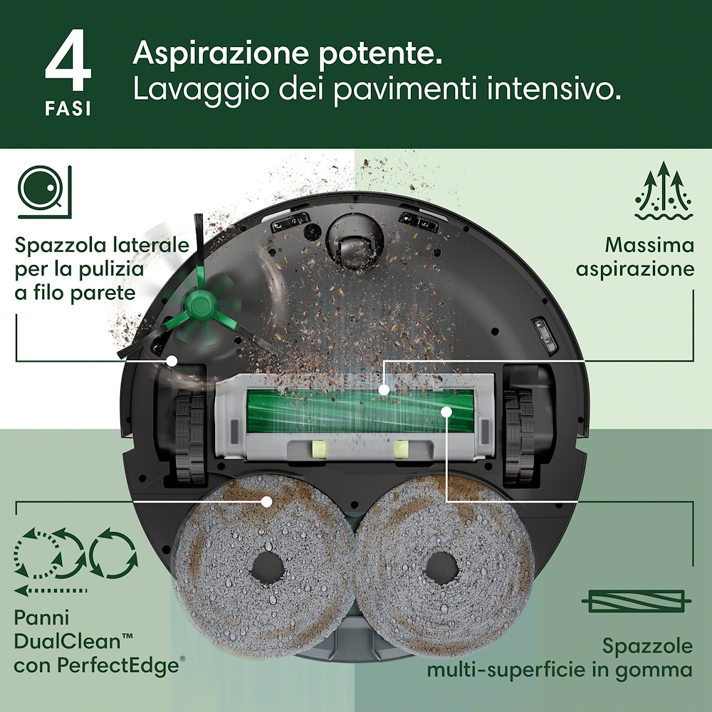 IROBOT N185040 - Roomba Plus Saug- und Wischroboter