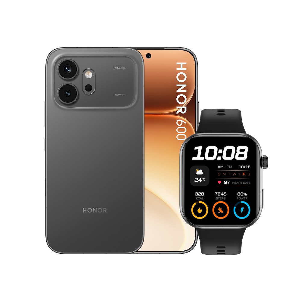 HONOR 6008256GBBLACKPIUCHOICEWATCH2I - Smartphone und Uhr Bundle