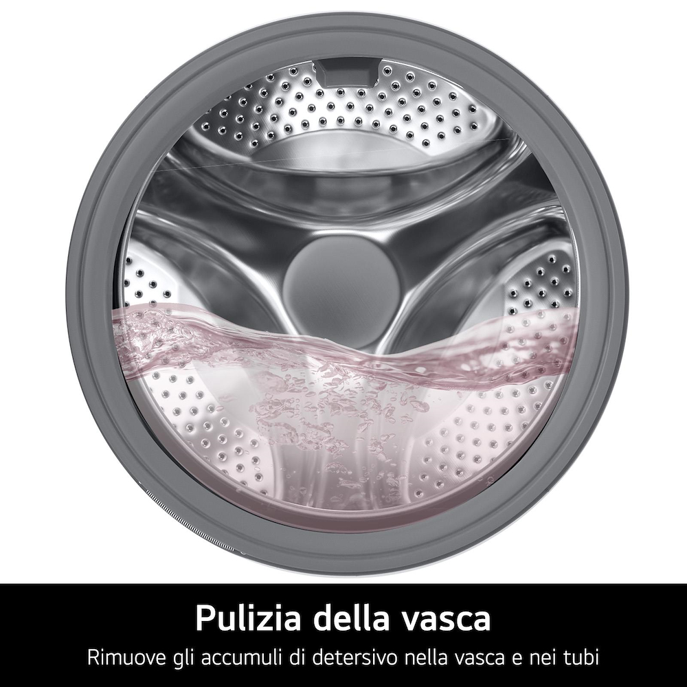 LG F4NA10S8NWK - Lavatrice slim 7kg Classe A