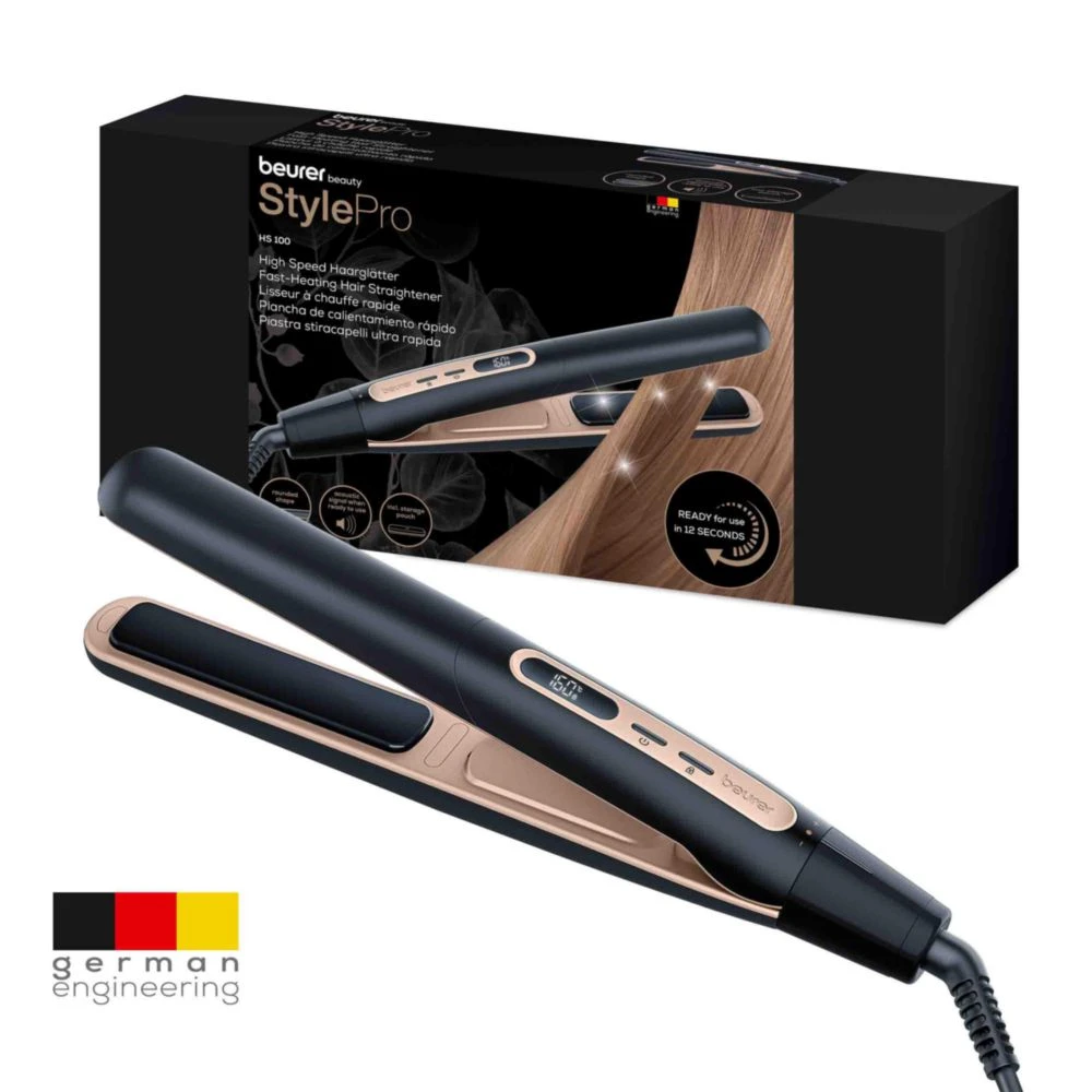 BEURER HS100 - Piastra per capelli con ioni