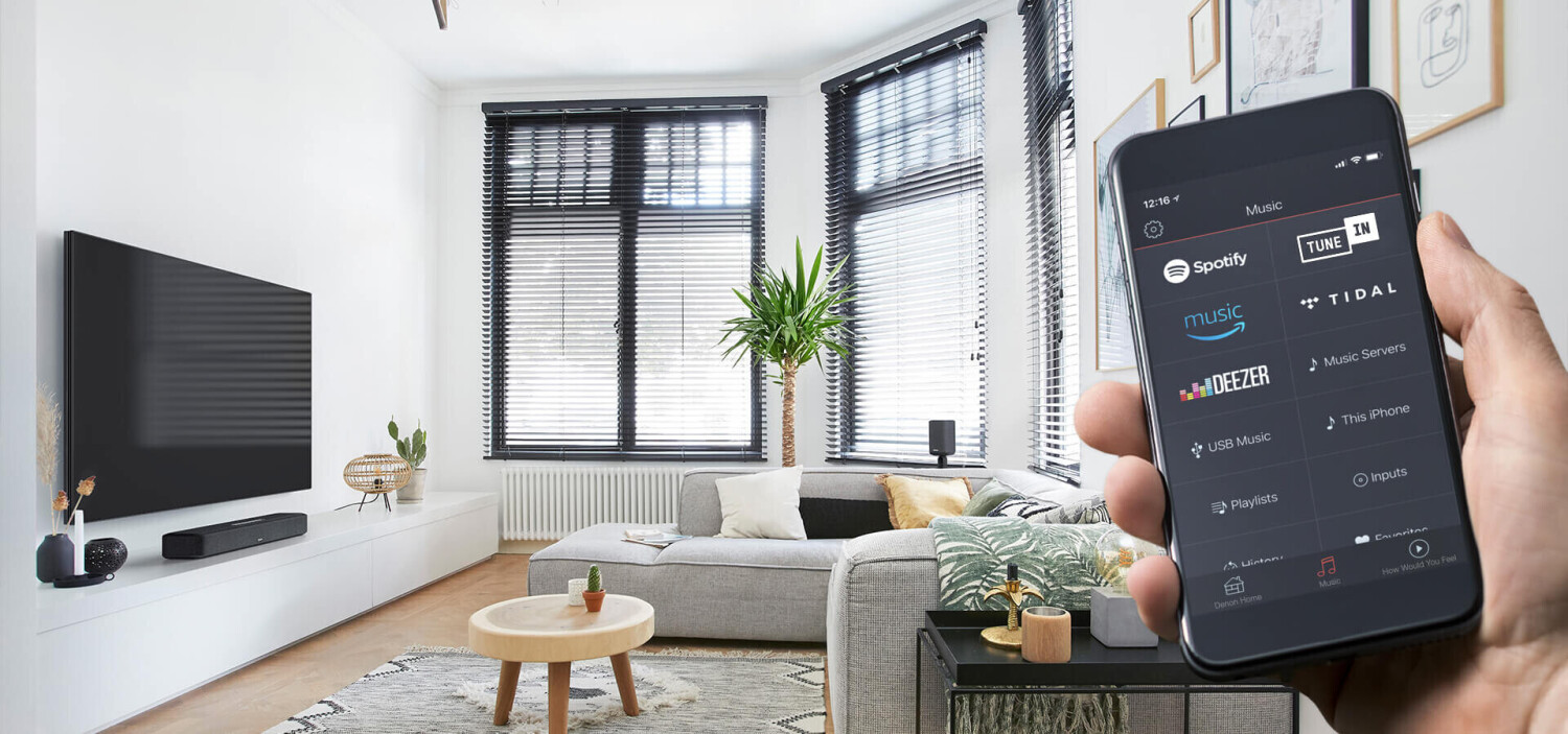 DENON Soundbar Home 550 - Denon Home Sound Bar 550 – Kompakte Soundbar mit Dolby Atmos und HEOS Built-in DENON Soundbar Home 550 - Denon Home Sound Bar 550 – Kompakte Soundbar mit Dolby Atmos und HEOS Built-in