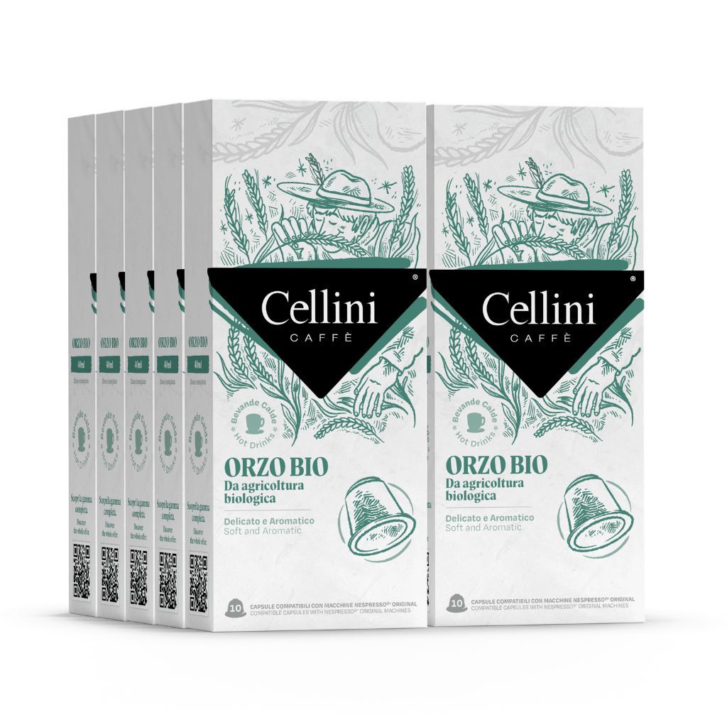 CELLINI 8104210 - Bio Gerstenkaffee Kapseln für Nespresso