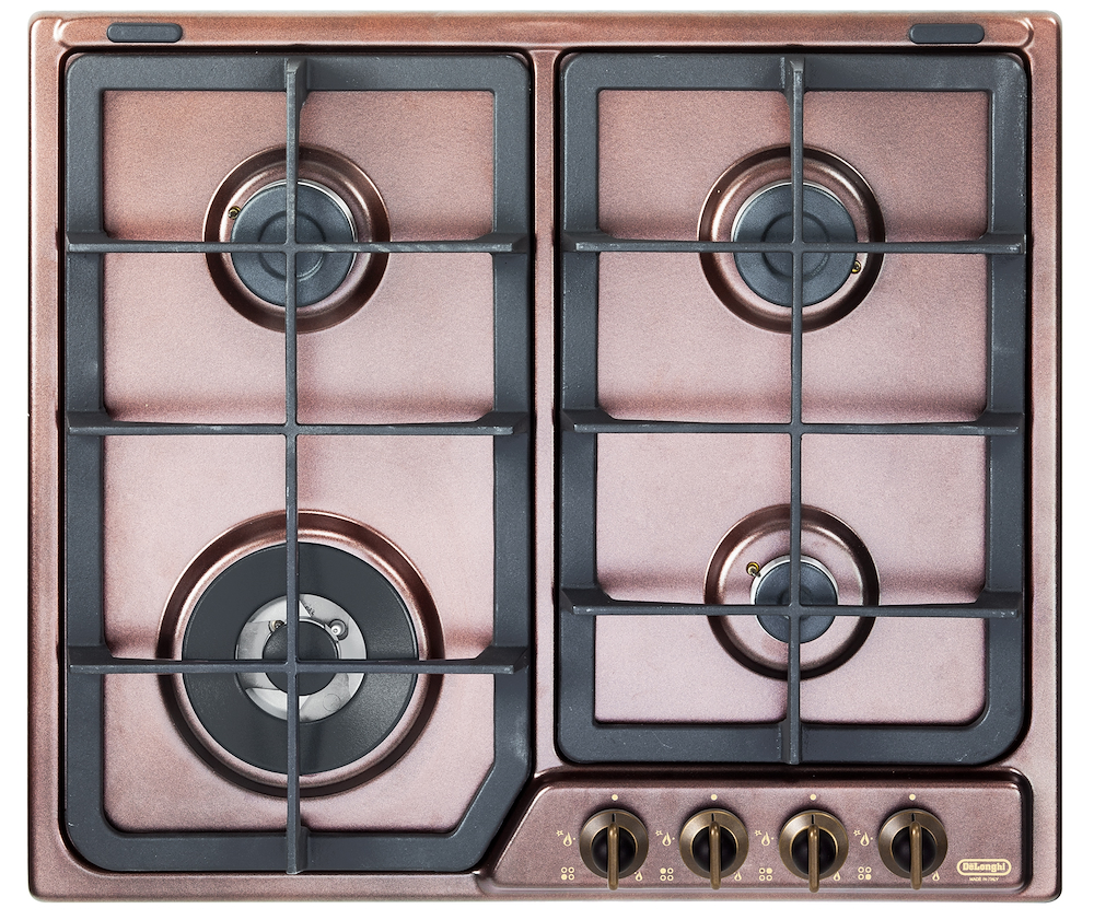 DE LONGHI ROF46PRO - De Longhi ROF46PRO Gaskochfeld 60cm Kupfer