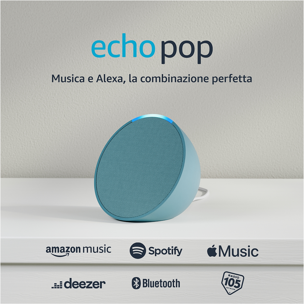 ECHO ECHOPOPGREEN - Amazon Echo Pop Altoparlante Verde ECHO ECHOPOPGREEN - Amazon Echo Pop Altoparlante Verde