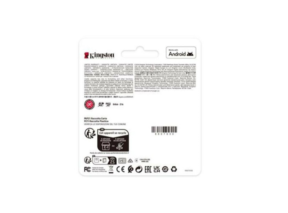 KINGSTON SDS364GB - SD-Karte 64GB UHS-I