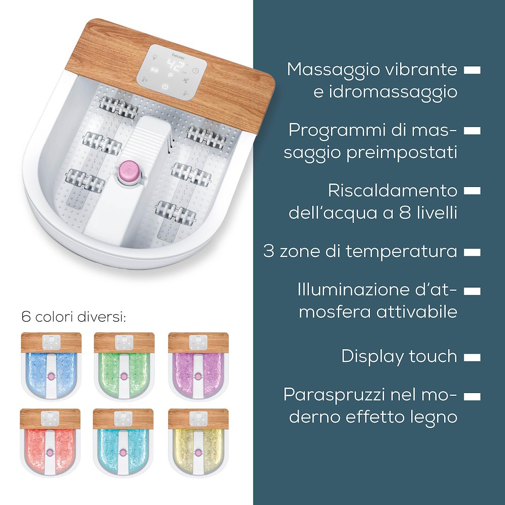 BEURER FB 65 - Massaggiatore per piedi 8 temperature