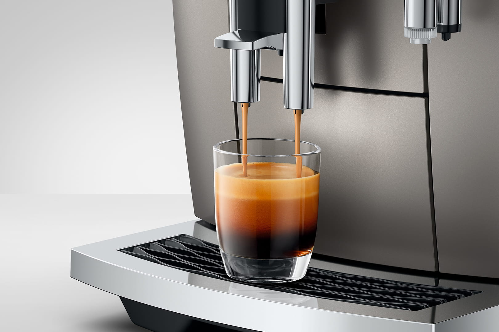 JURA E8MIDNIGHTSILVER - Macchina da caffè automatica Midnight Silver
