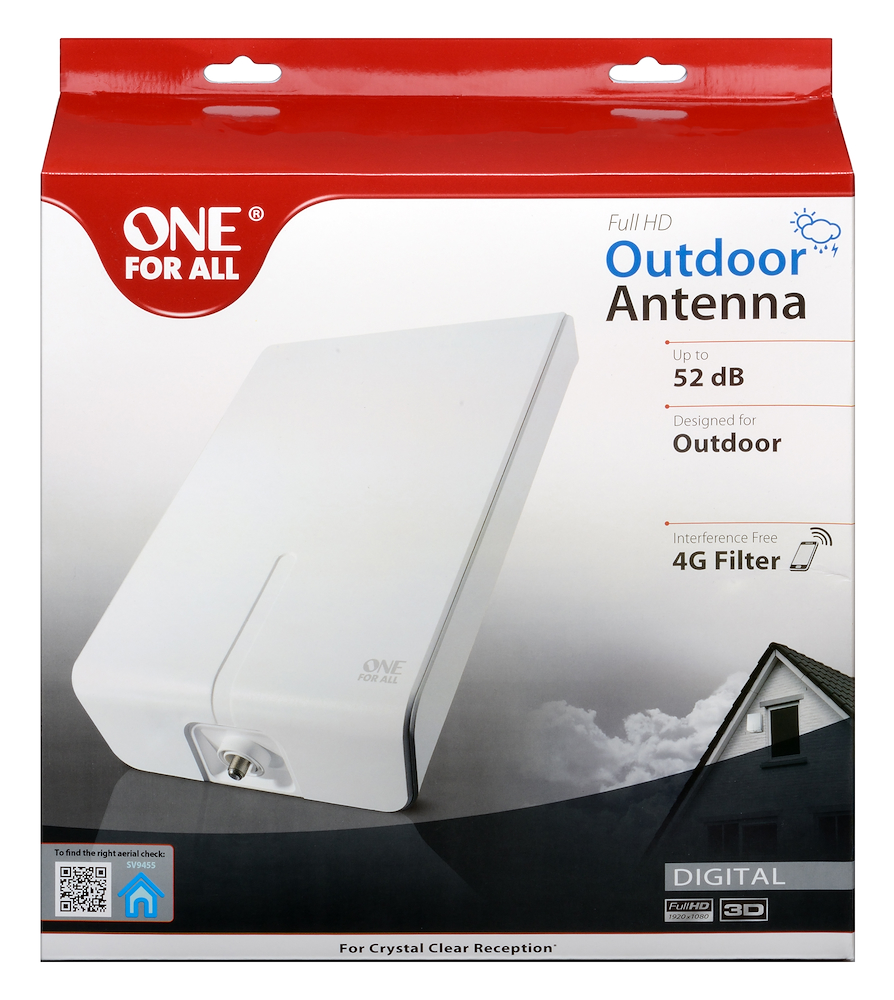 ONE FOR ALL SV9455NEW - Außenantenne DVB-T2 mit 5G Filter