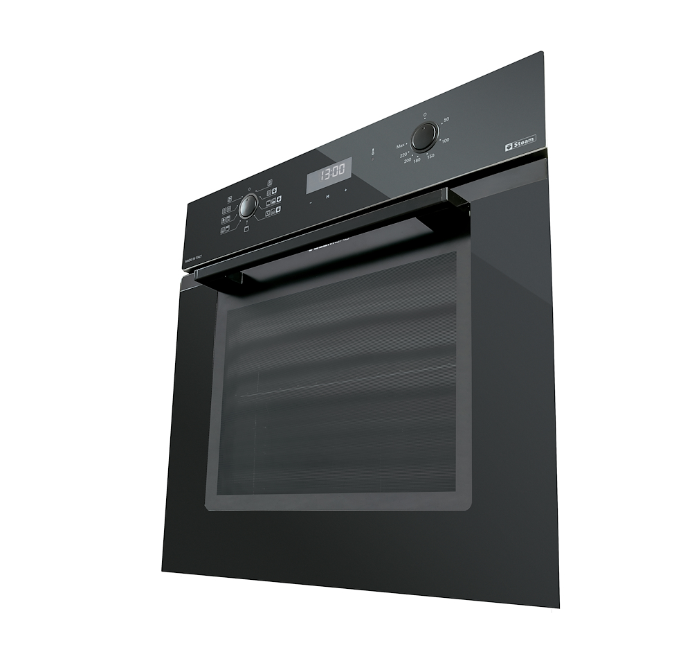 GLEM GAS GFU98BKS6V3 - Multifunktionsofen 60 cm in glänzend Schwarz GLEM GAS GFU98BKS6V3 - Multifunktionsofen 60 cm in glänzend Schwarz