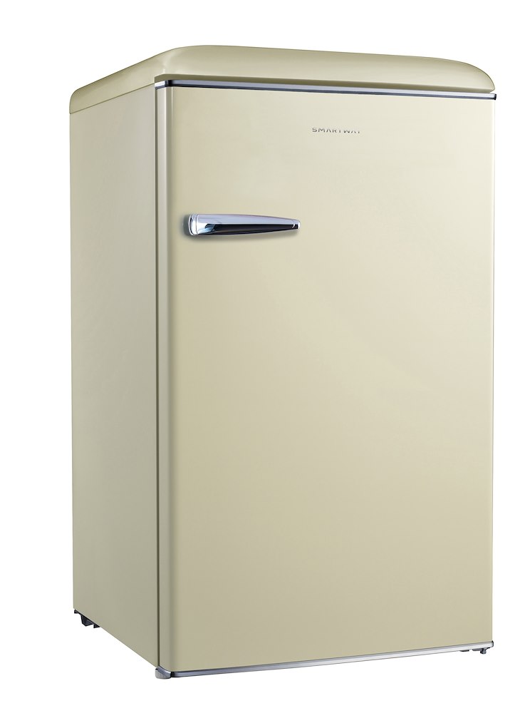 SMARTWAY WGFT103SMCE0 - Retro Kühlschrank 95LT Crema