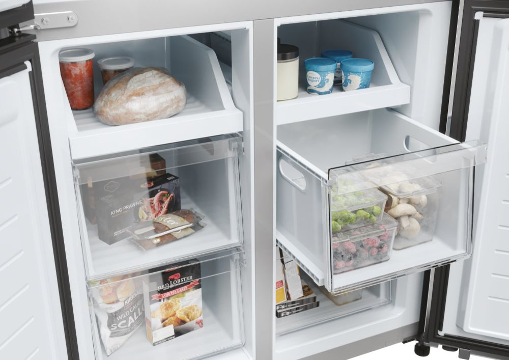 HAIER HCR3818EWMM - Haier 463L Side-by-Side Kühlschrank