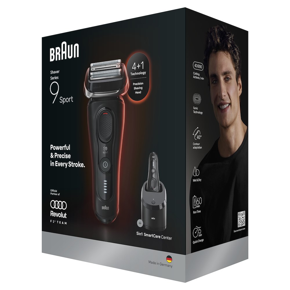BRAUN 83920514 - Rasoio Elettrico Con Stazione Di Pulizia
