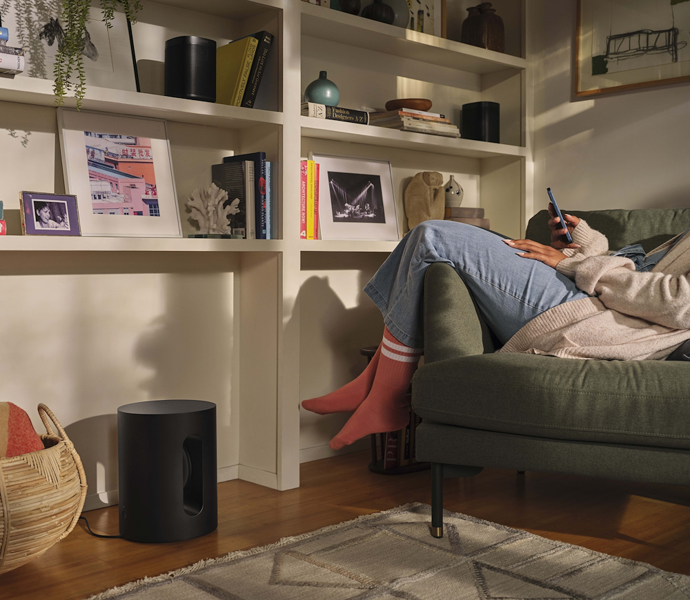 SONOS SUBMINIBLACK - Sonos Sub Mini Kompakter Subwoofer Schwarz