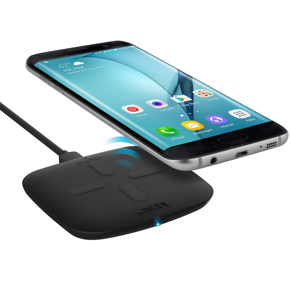 PURO FCCSQI2BLK - Caricatore wireless iPOWER PURO FCCSQI2BLK - Caricatore wireless iPOWER
