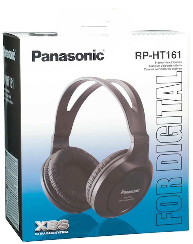 PANASONIC RPHT161EK - Cuffie over-ear Panasonic RP-HT161E-K