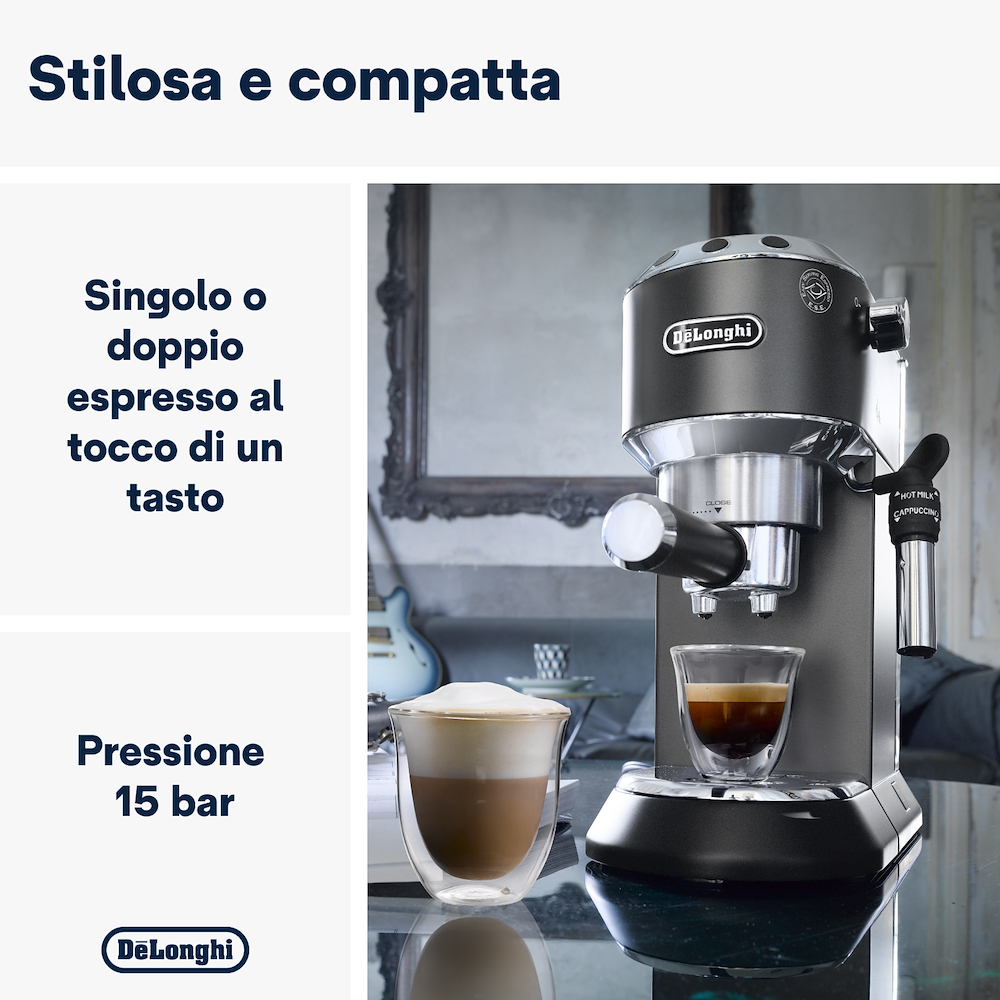 DE LONGHI EC685BK - De Longhi Kaffeemaschine Dedica