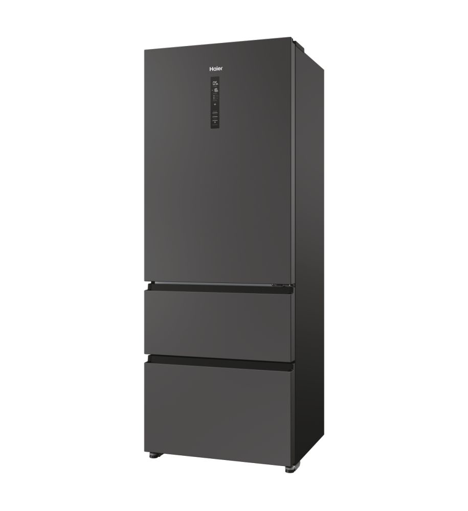 HAIER HTR5719ENPT - Kühlschrank 3P.528LT L.70CM Noir