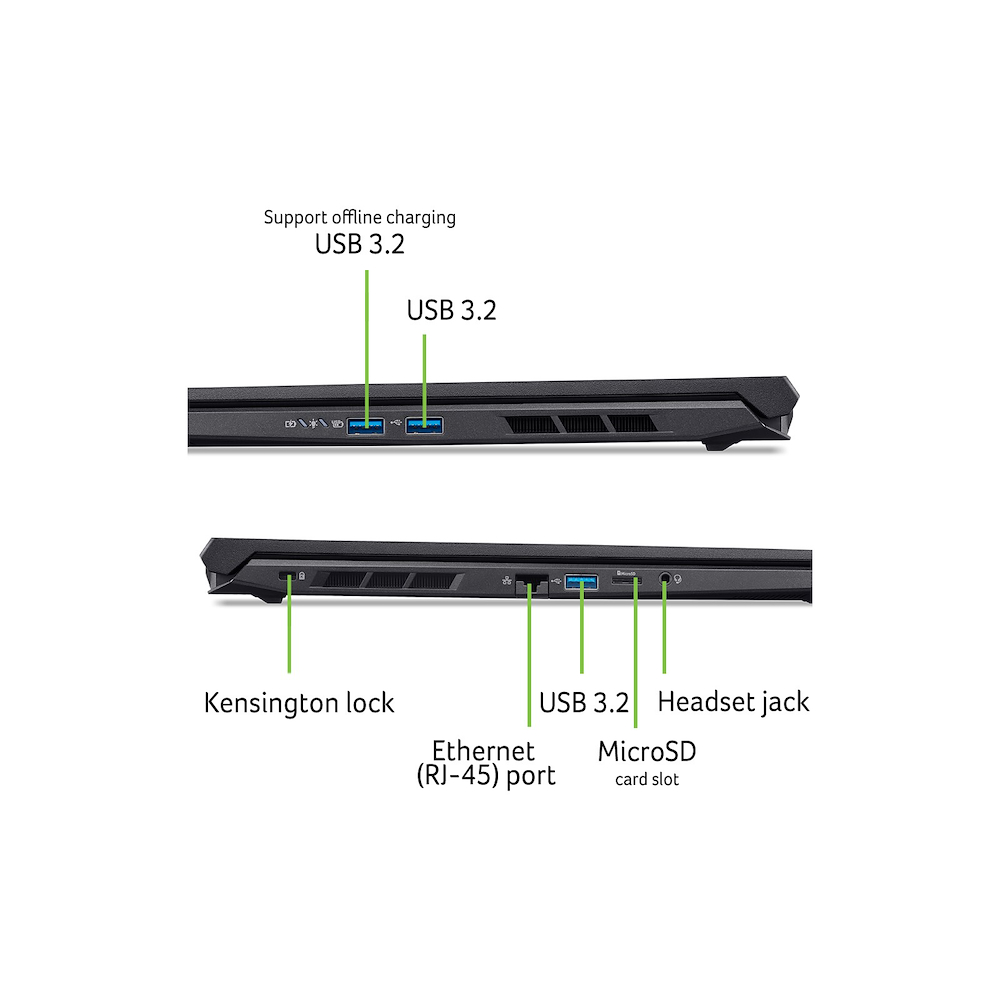 ACER NITROV16ANV1642R22J - Gaming Notebook 16 Zoll Schwarz