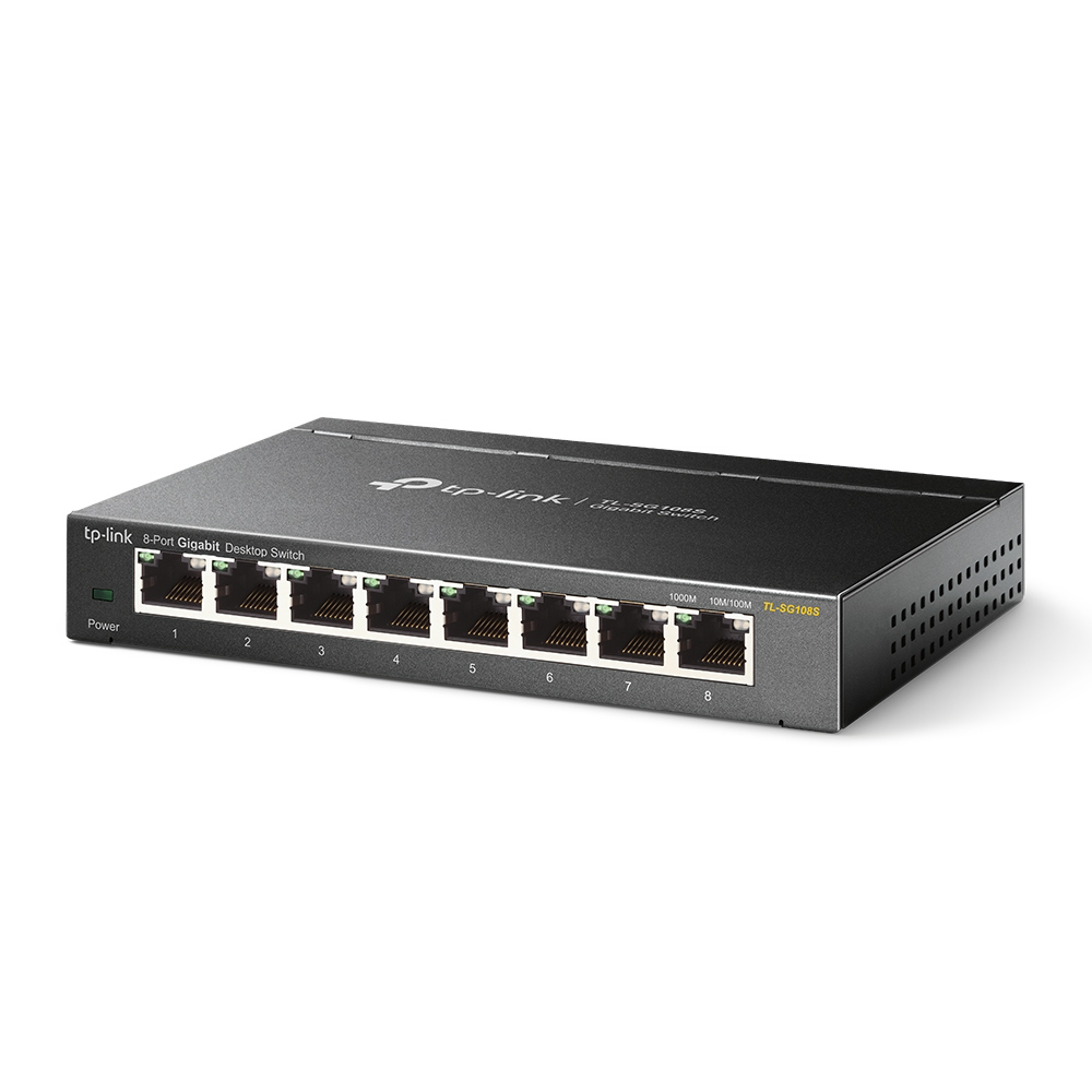 TP-LINK TLSG108S - Gigabit Switch 8 Ports TP-LINK TLSG108S - Gigabit Switch 8 Ports