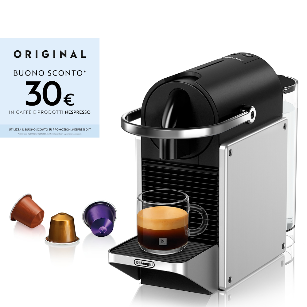 DE LONGHI EN127S - De'Longhi Nespresso Pixie EN127.S Macchina per caffè
