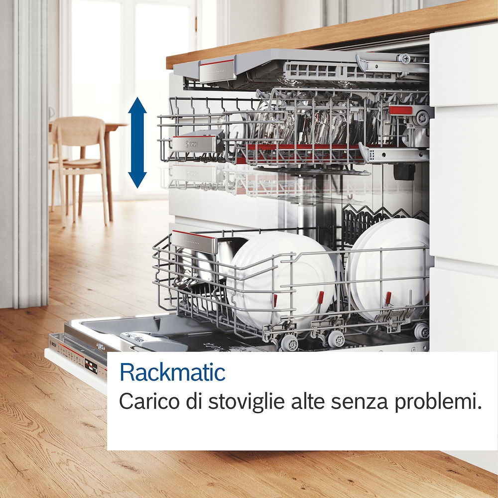 BOSCH SMS4EVI08E - Lavastoviglie 60 cm Acciaio Classe B