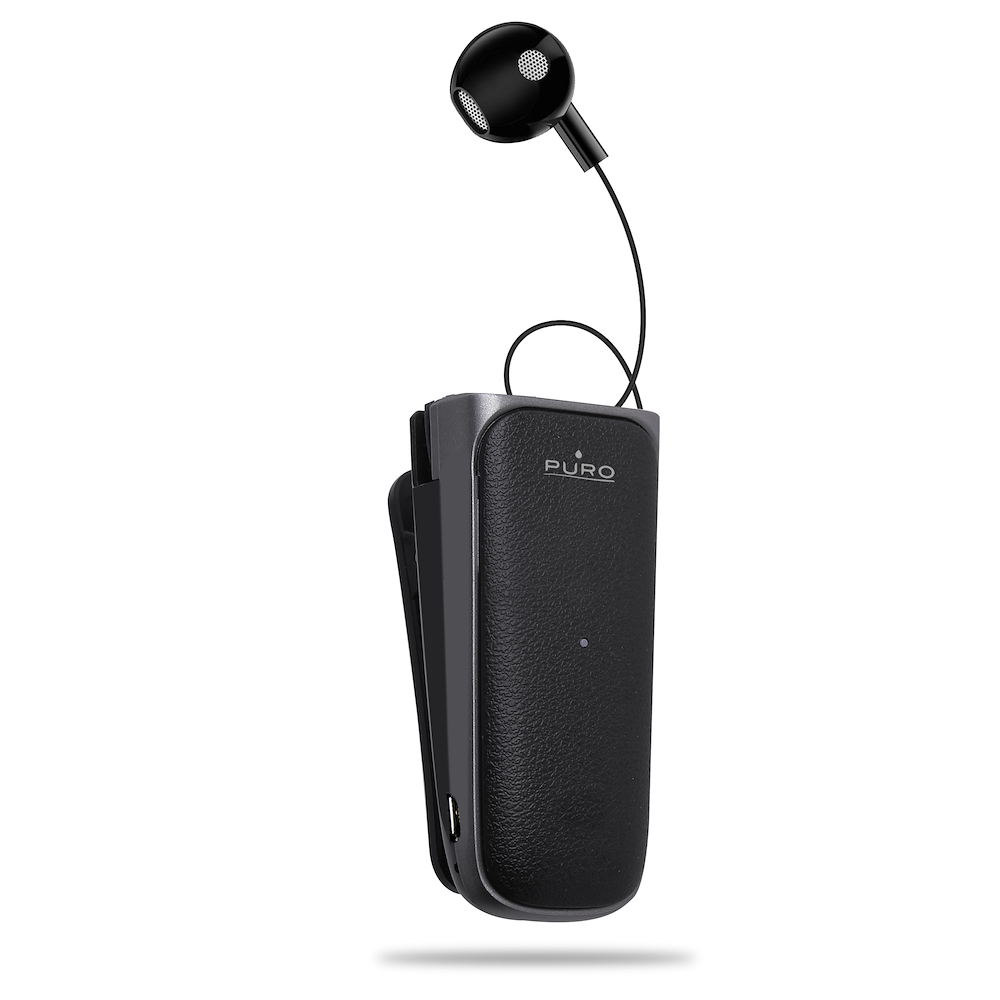 PURO PUROBT900BLK - Bluetooth Ohrhörer mit Clip schwarz