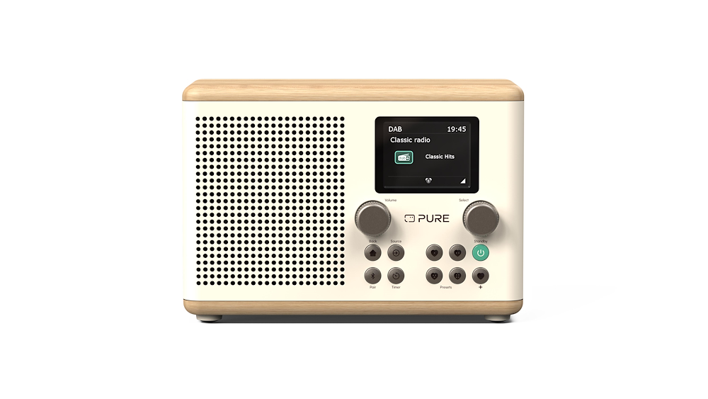 PURE 252982 - Bluetooth-Küchenradio Classic H4 Weiss