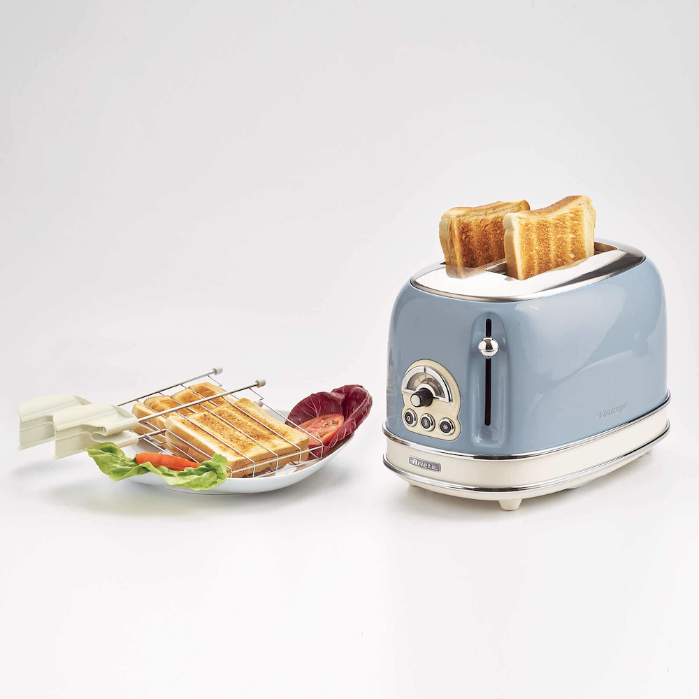 ARIETE 155CELESTE - Vintage Toaster für 2 Scheiben