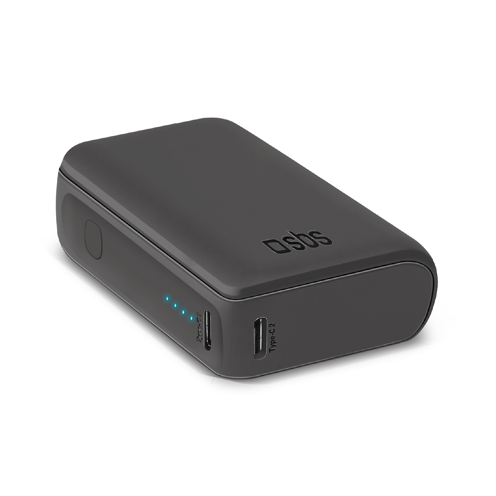 SBS TTBB10000MINIK - Power Bank 10000mAh con 3 porte USB