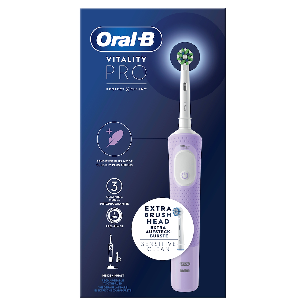 ORAL-B VITALITYPROLILLA - Oral-B Vitality Pro Spazzolino Elettrico Lilla