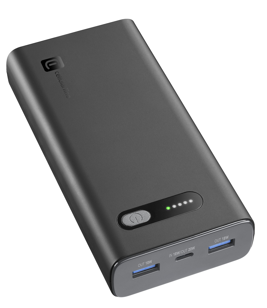 CELLULAR LINE PBFAST01PD20000K - Power Bank Portatile Fast PD 20000mAh