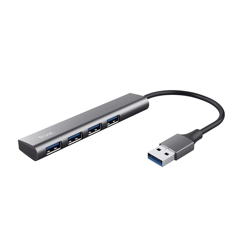 TRUST 24947 - USB Hub 4-Port 3.2 Aluminium