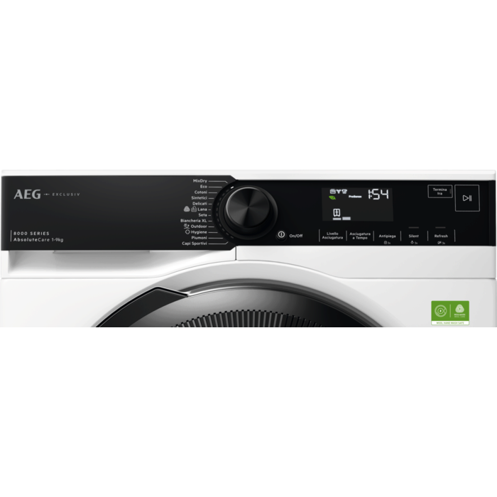 AEG XTR8HBGH9B - Asciugatrice a pompa di calore 9 kg