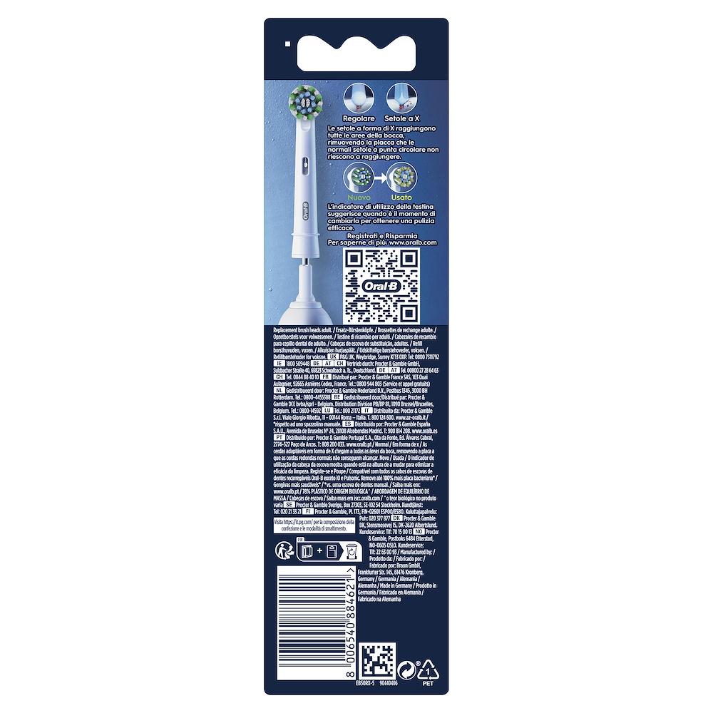 ORAL-B 80730885 - Pro Cross Action Ersatzköpfe 5 Stück