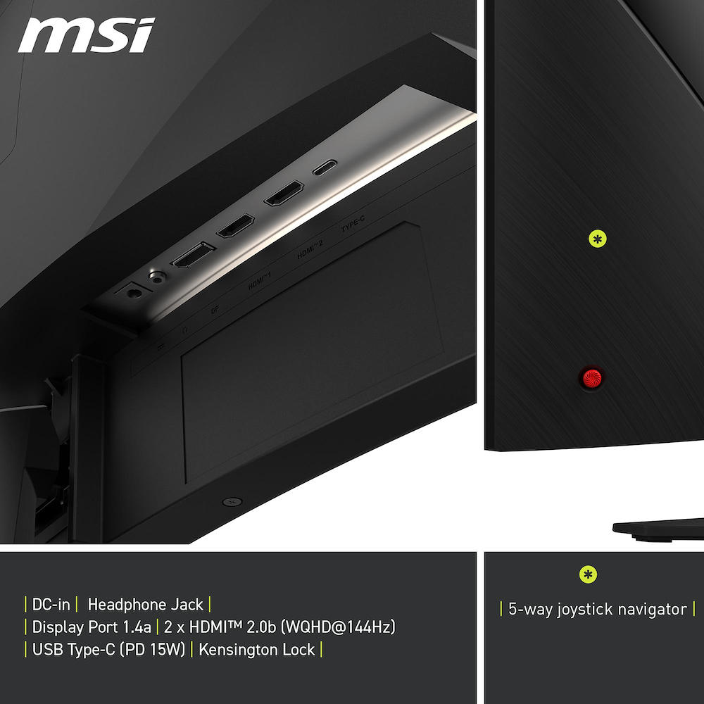 MSI MAG325CQF - 32" WQHD Curved Monitor
