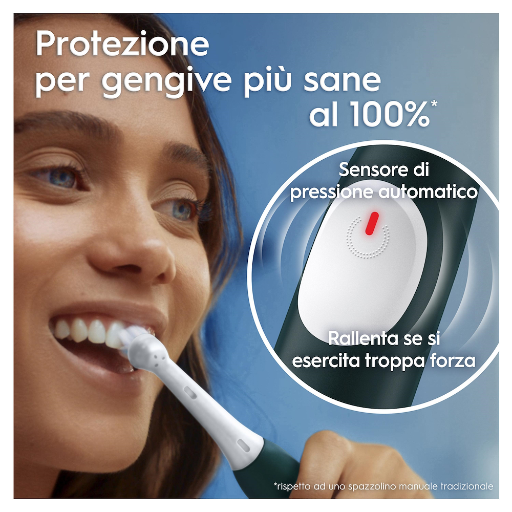 ORAL-B IO2CLEANANDCAREDARKGREEN - Spazzolino Elettrico Oral-B iO 2 Verde