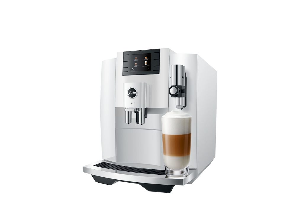 JURA E8PIANOWHITE - E8 Automatische Kaffeemaschine 15 Bar JURA E8PIANOWHITE - E8 Automatische Kaffeemaschine 15 Bar