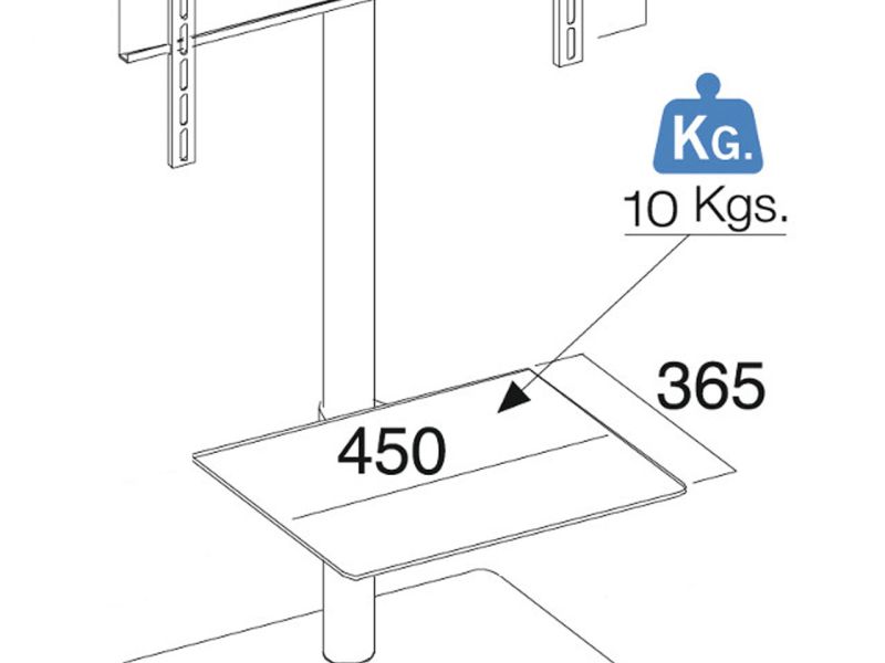 Optionaler Ablageboden für CMB207 / CMB204