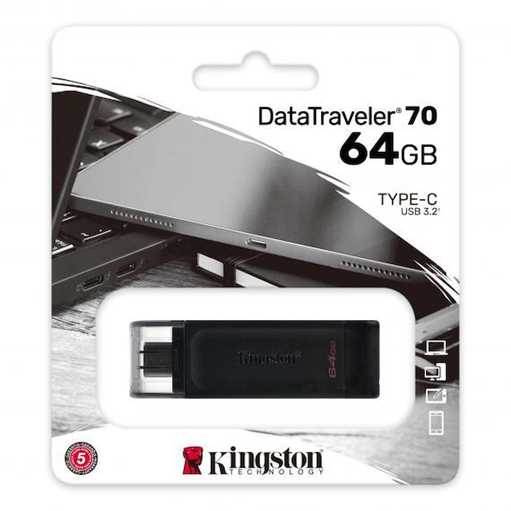 KINGSTON DT7064GB - Pendrive 64GB USB-C Kingston